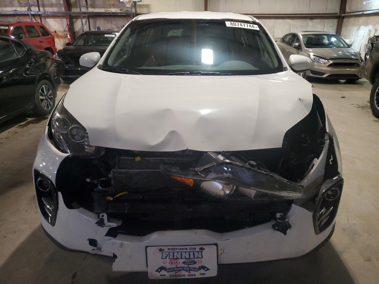 2019 KIA Sportage VIN KNDPMCAC6K7598070 Copart auction photo, front end / minor dent/scratches damage thumbnail 5