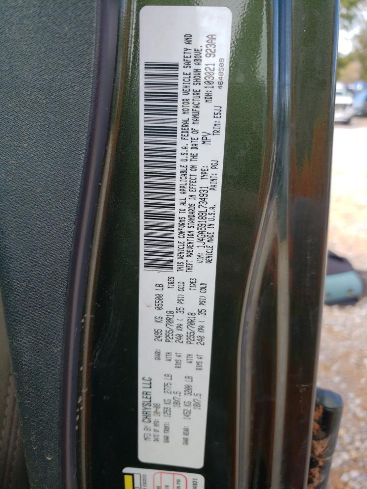 2009 Jeep Wrangler VIN 1J4GA59189L734931 Copart auction photo, front end damage thumbnail 16