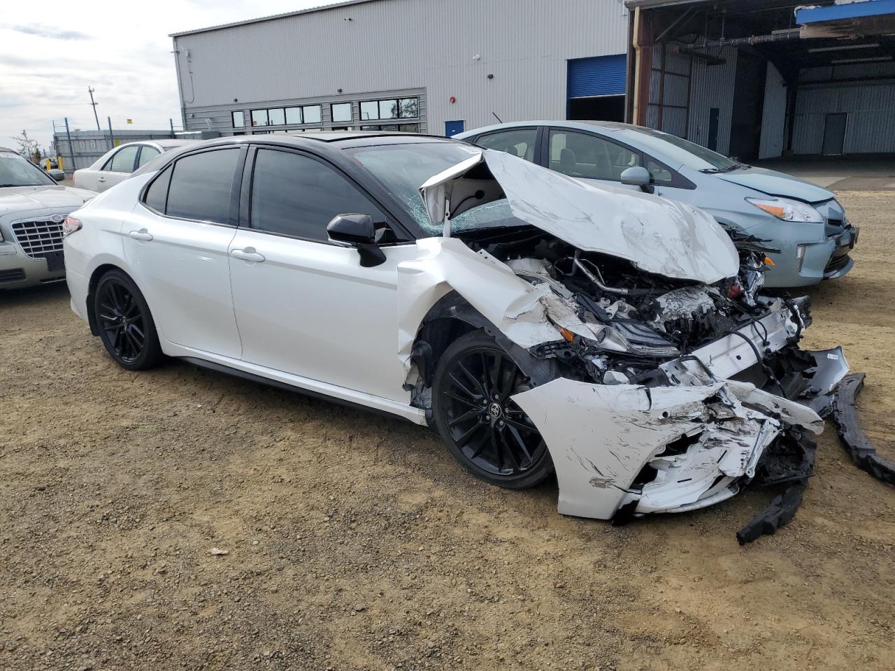 2021 Toyota Camry VIN 4T1KZ1AK5MU058037 Copart auction photo, front end damage thumbnail 4