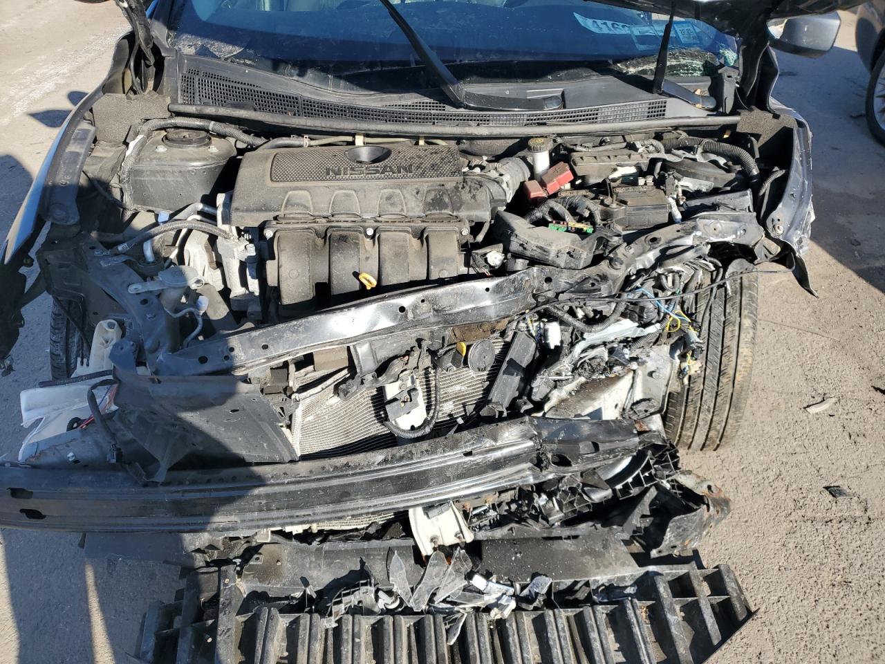 2018 Nissan Sentra VIN 3N1AB7AP5JL630509 Copart auction photo, front end / side damage thumbnail 11