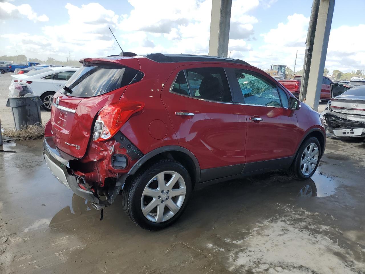 2015 Buick Encore VIN KL4CJGSB9FB267016 Copart auction photo, rear end / minor dent/scratches damage thumbnail 3