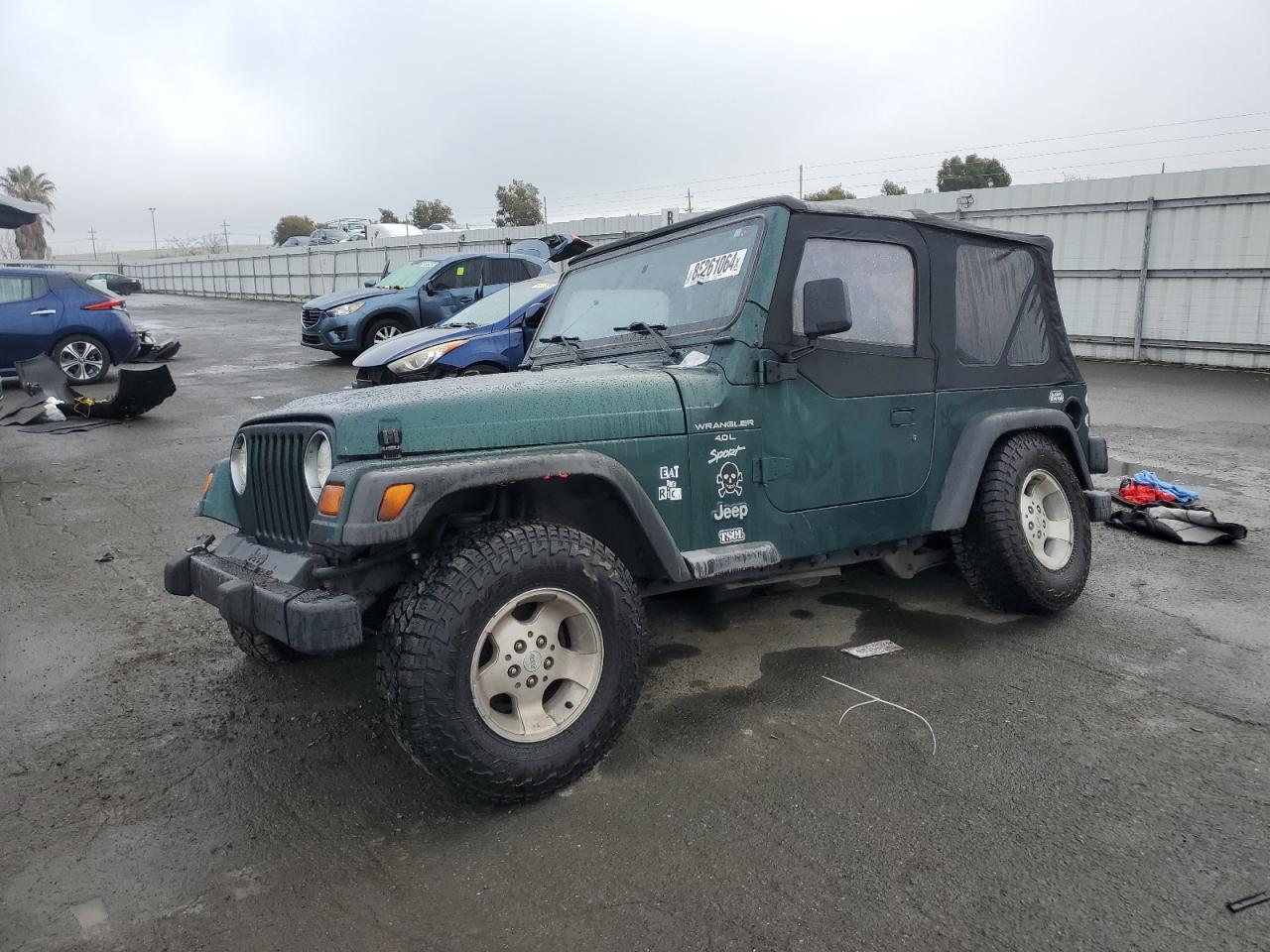 1999 Jeep Wrangler VIN 1J4FY19S7XP487349