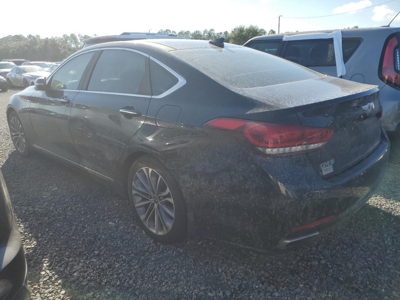 2016 Hyundai Genesis VIN KMHGN4JE9GU121528 Copart auction photo, water/flood damage thumbnail 2