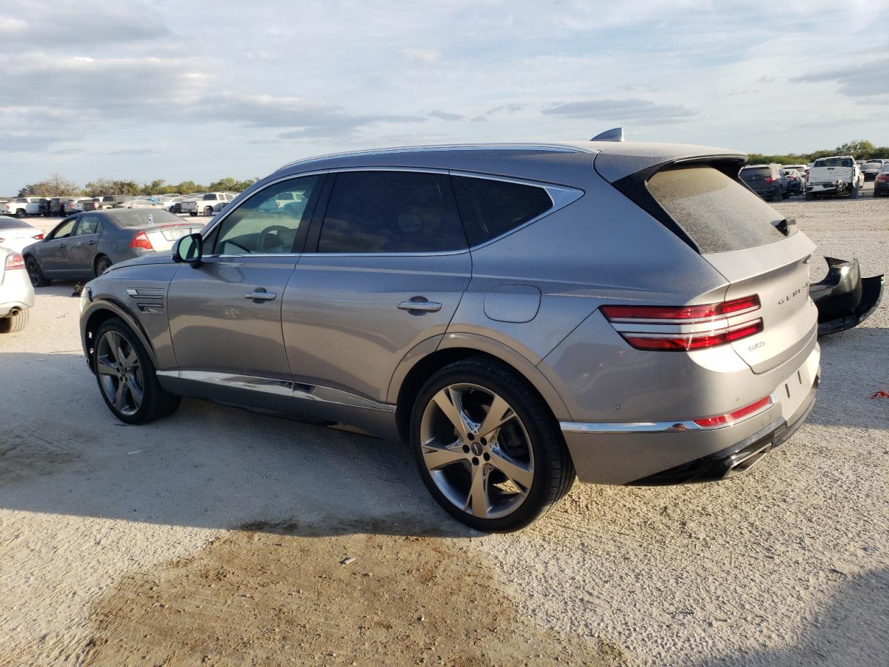 2021 Genesis Gv80 VIN KMUHCESC1MU031333 Copart auction photo, front end / minor dent/scratches damage thumbnail 2