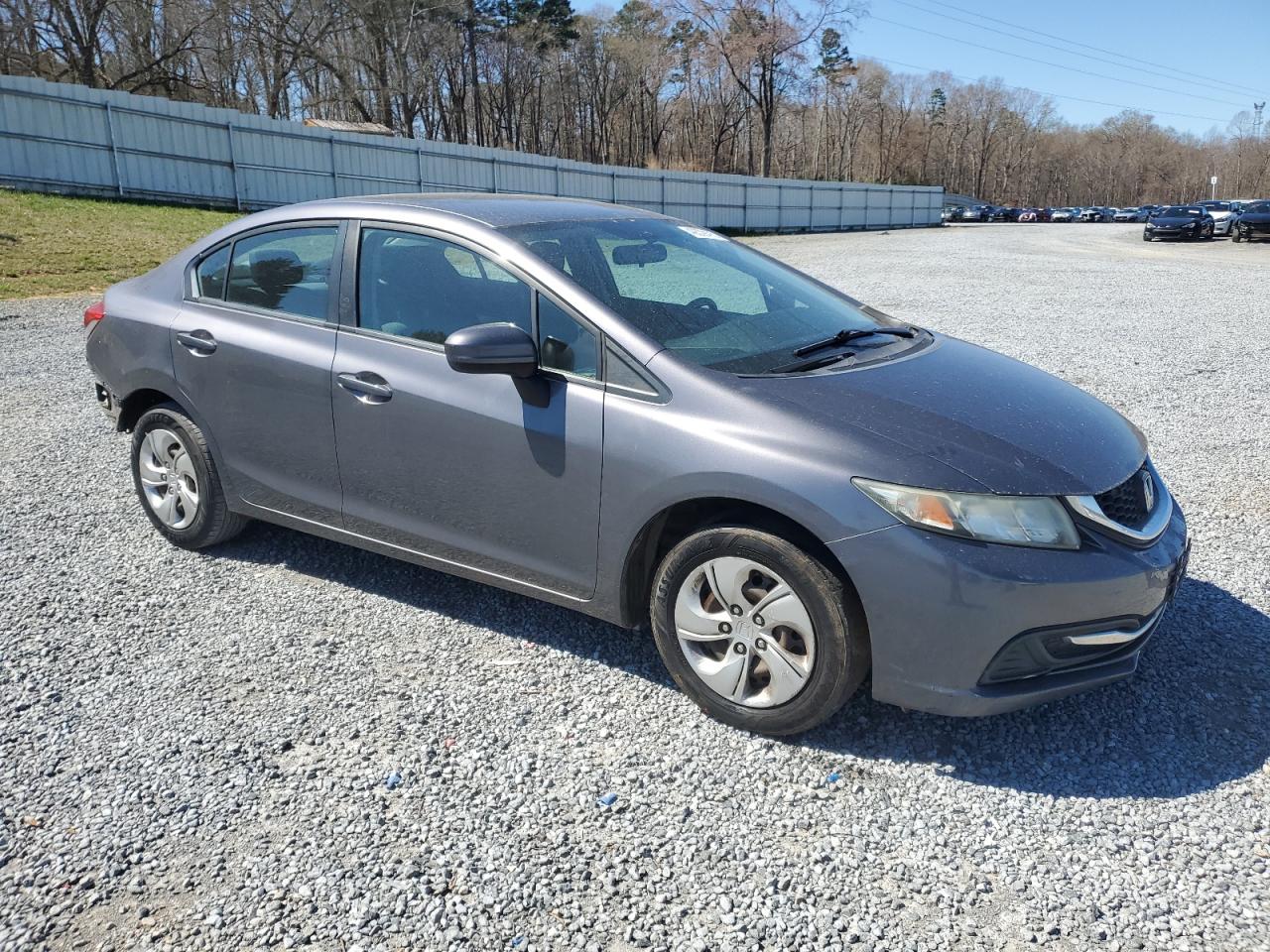 2014 Honda Civic VIN 2HGFB2F55EH514420 Copart auction photo, rear end / minor dent/scratches damage thumbnail 4