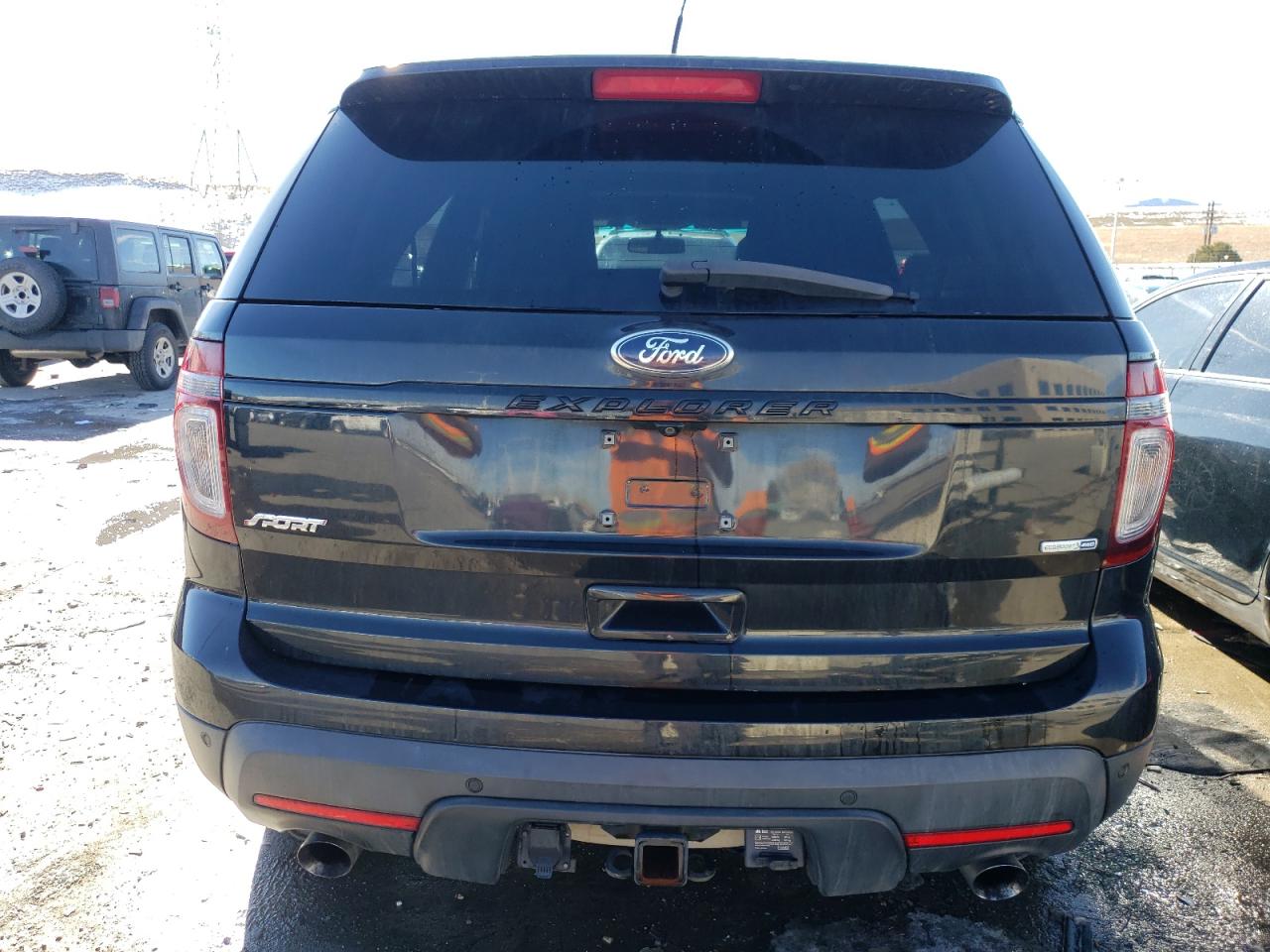 2013 Ford Explorer VIN 1FM5K8GT9DGB51572 Copart auction photo, front end / side damage thumbnail 6