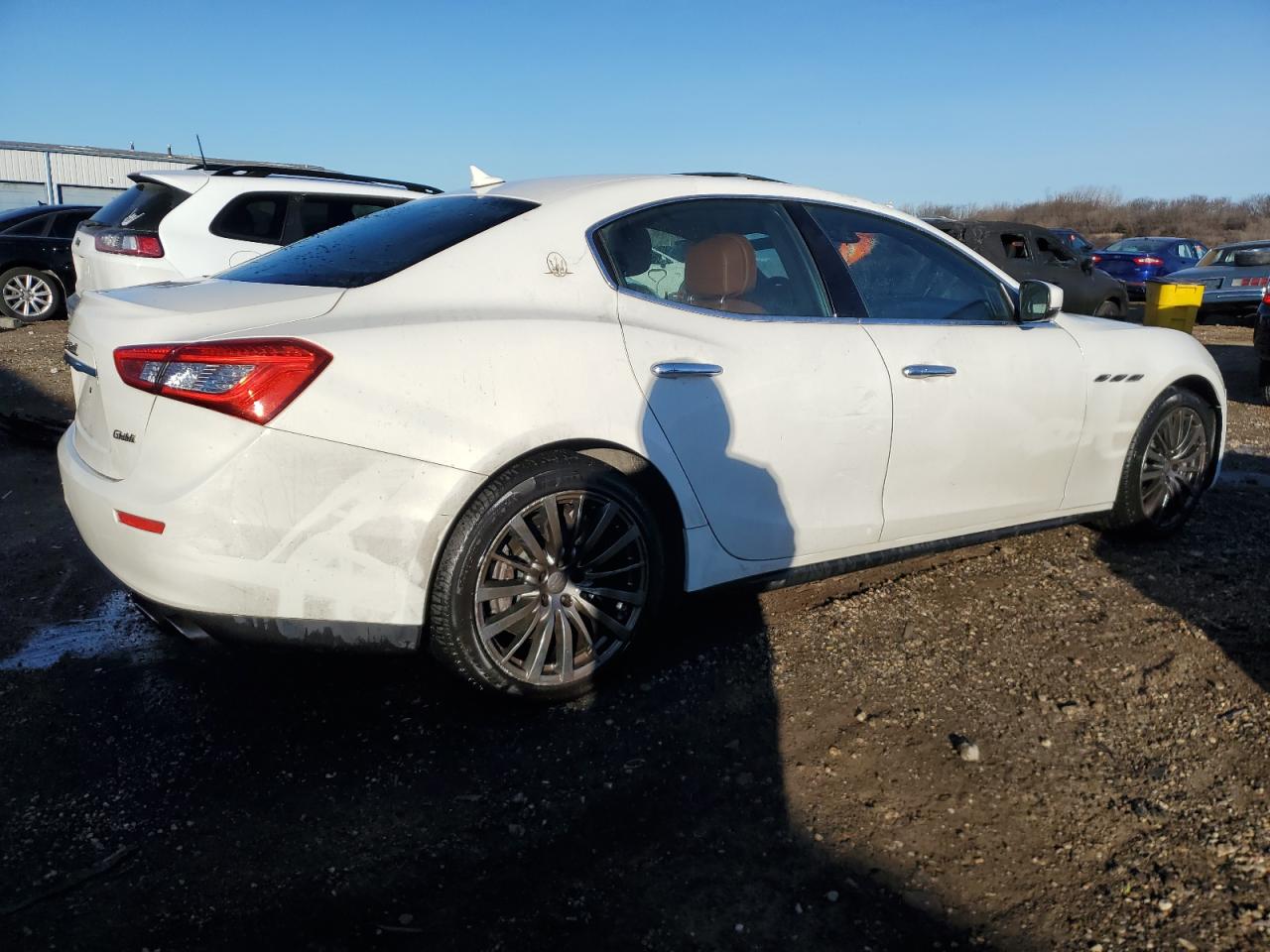 2017 Maserati Ghibli VIN ZAM57RTA9H1212620 Copart auction photo, vandalism / minor dent/scratches damage thumbnail 3