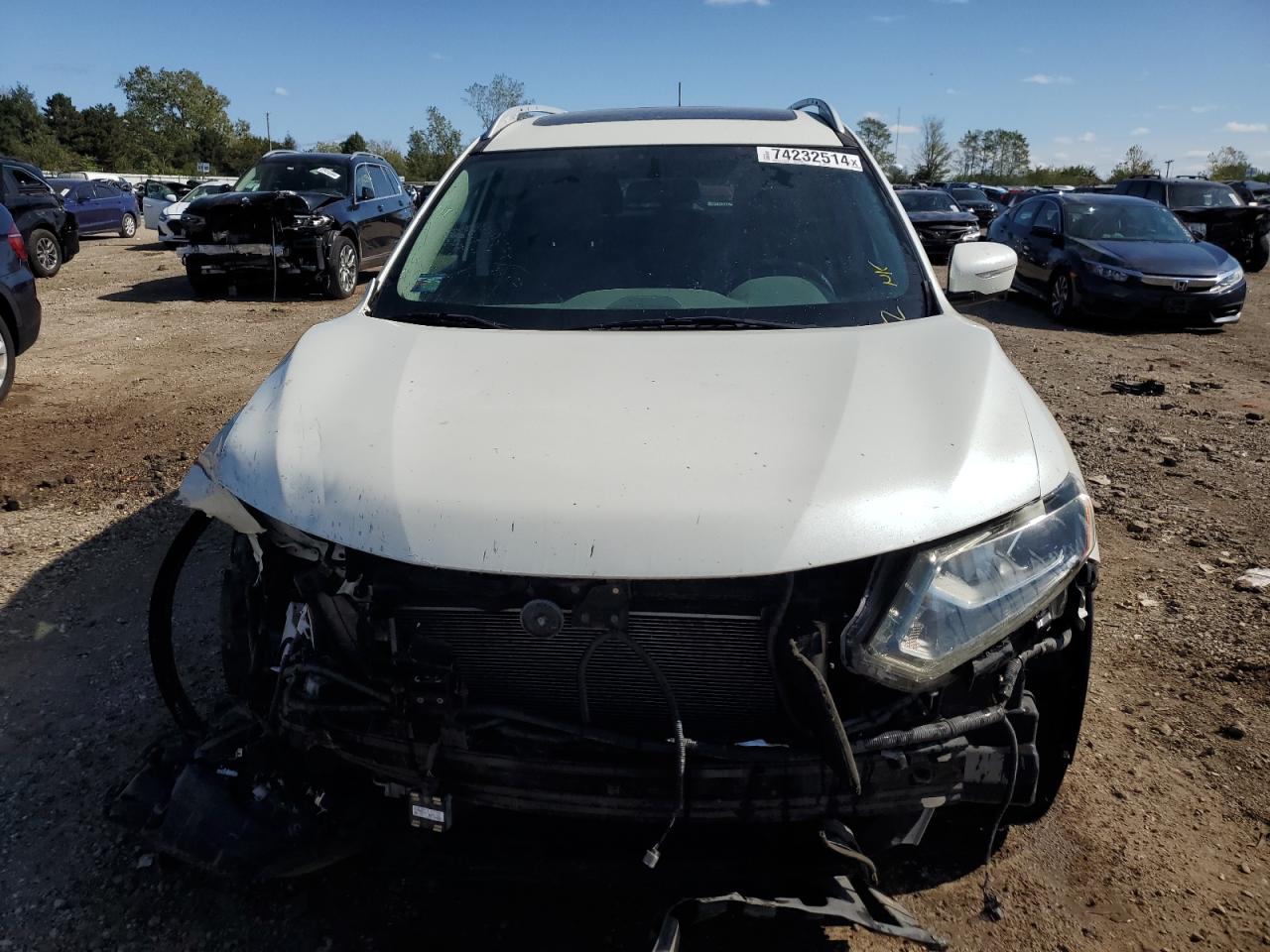 2015 Nissan Rogue VIN 5N1AT2MV5FC901591 Copart auction photo, front end damage thumbnail 5