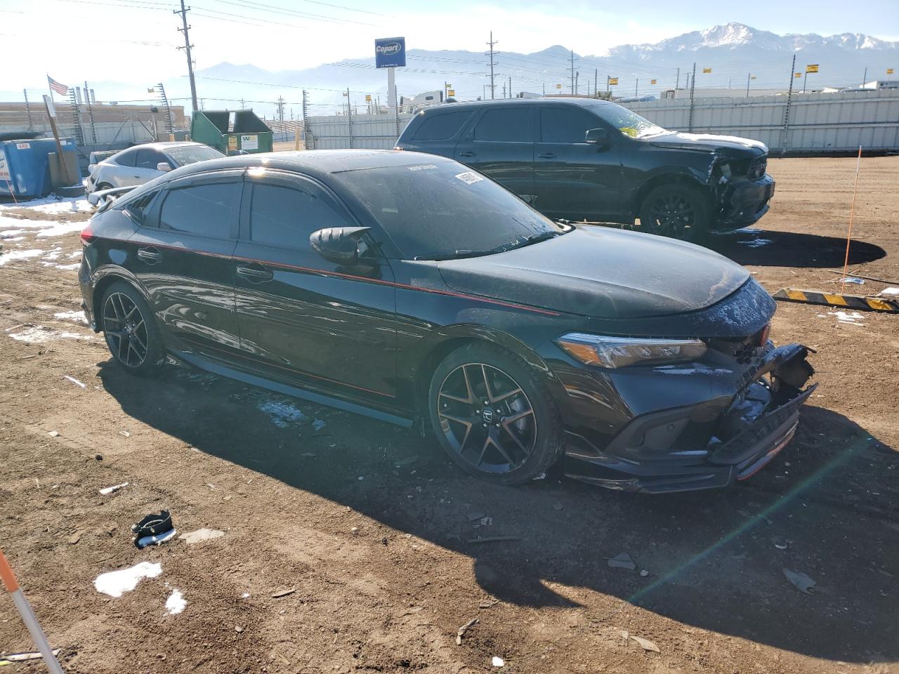 2024 Honda Civic VIN 19XFL1H84RE014148 Copart auction photo, front end damage thumbnail 4