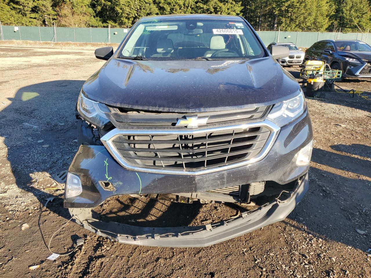 2020 Chevrolet Equinox VIN 3GNAX5EVXLS709587 Copart auction photo, front end damage thumbnail 5