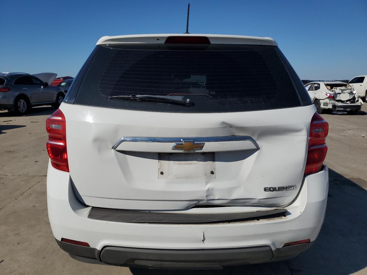 2016 Chevrolet Equinox VIN 2GNALBEK2G6326716 Copart auction photo, all over / hail damage thumbnail 6