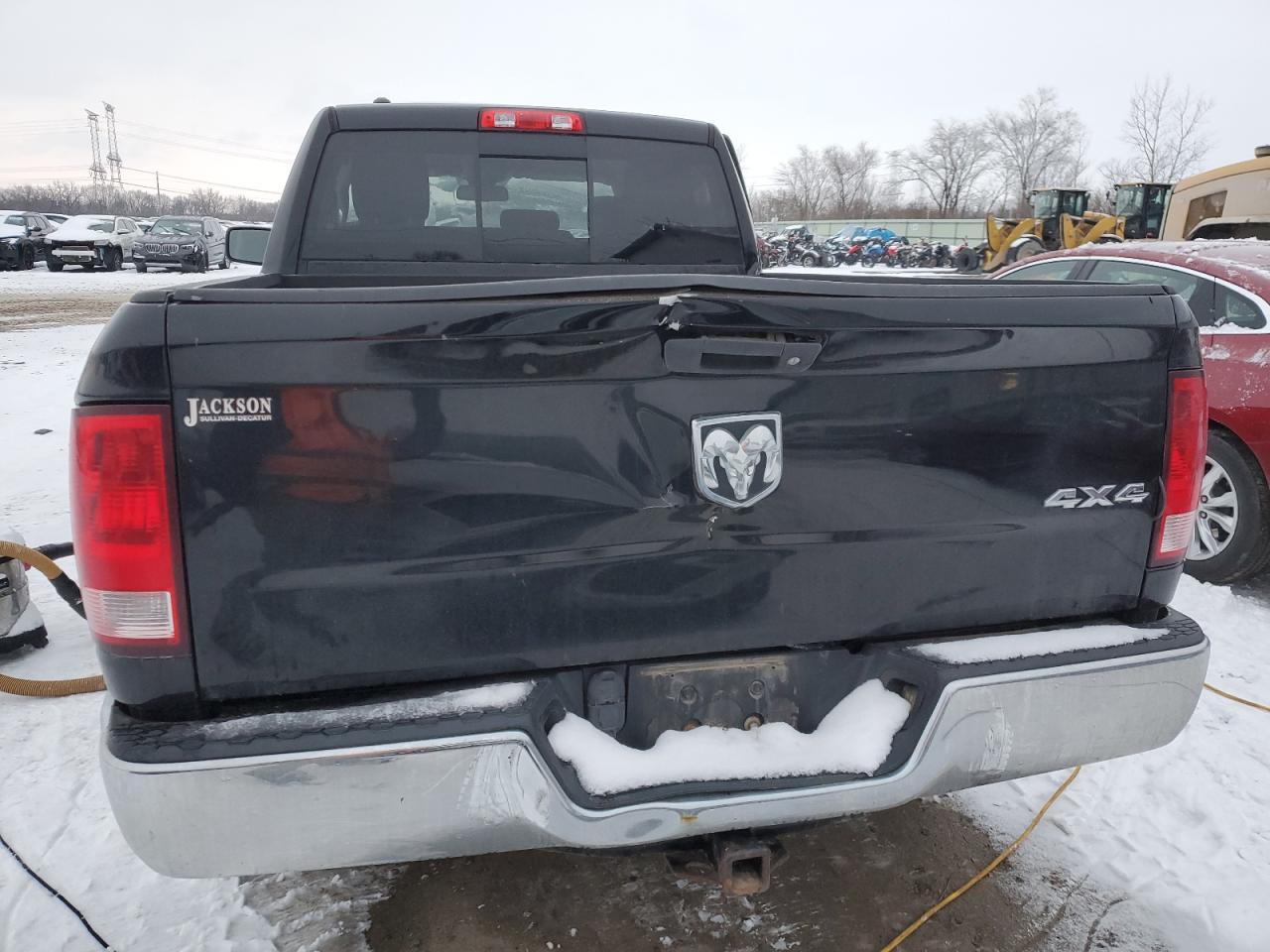 2014 RAM 1500 VIN 1C6RR7GT7ES277382 Copart auction photo, front end / side damage thumbnail 6