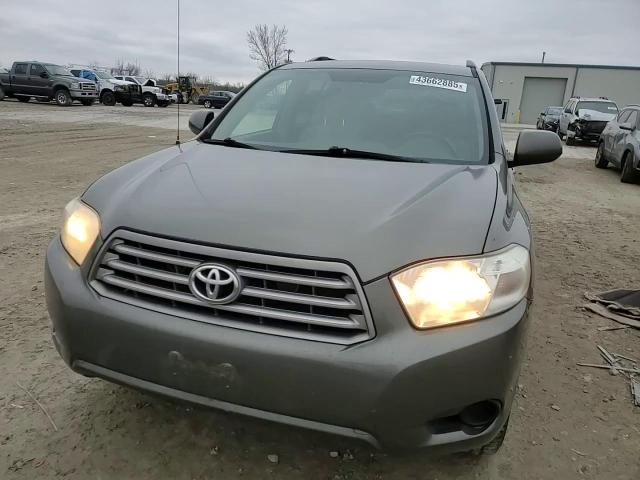 2010 Toyota Highlander VIN 5TDBK3EH5AS019032 Copart auction photo, side damage thumbnail 12