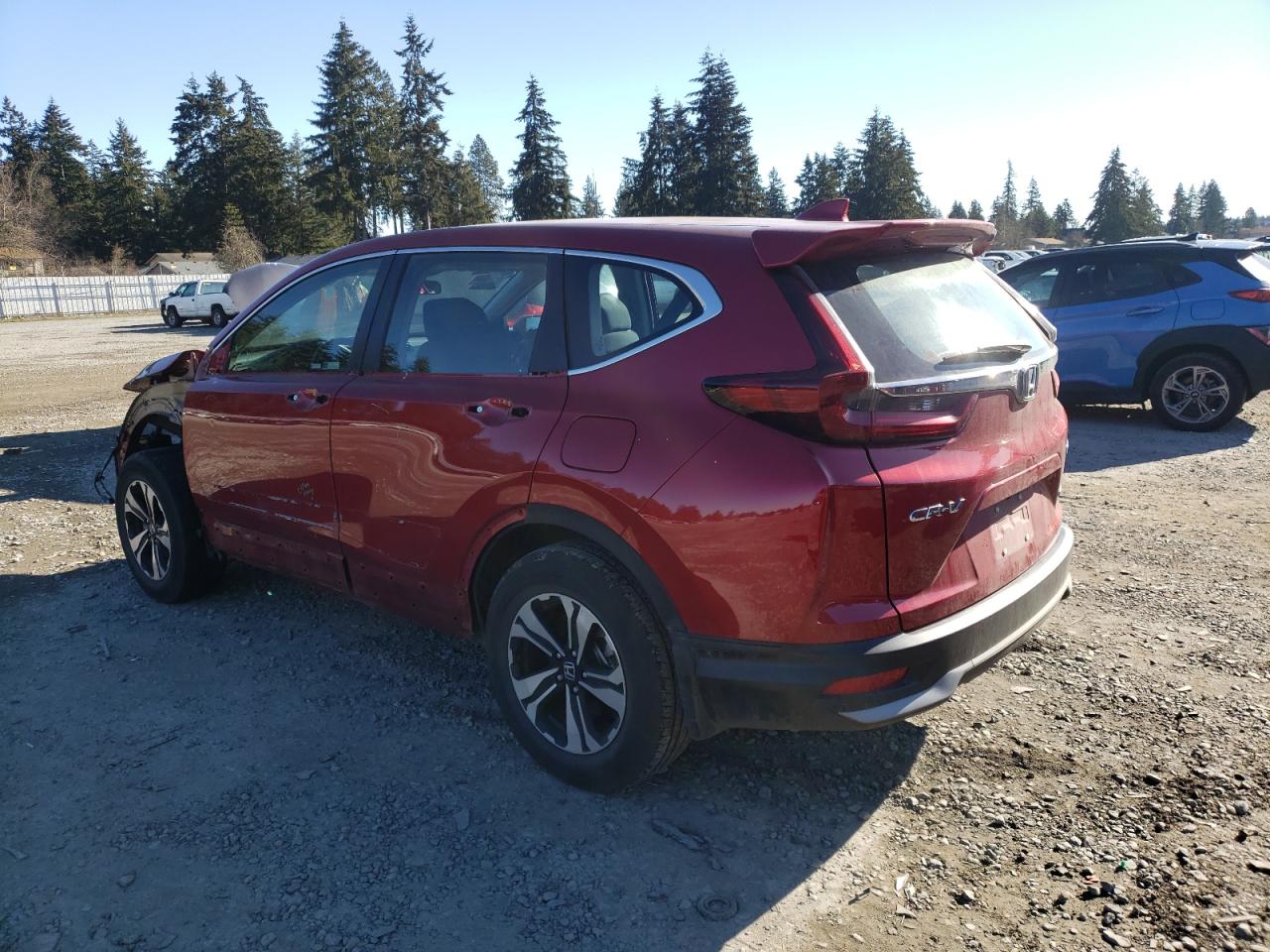 2021 Honda CR-V VIN 7FARW2H73ME037123 Copart auction photo, front end / side damage thumbnail 2