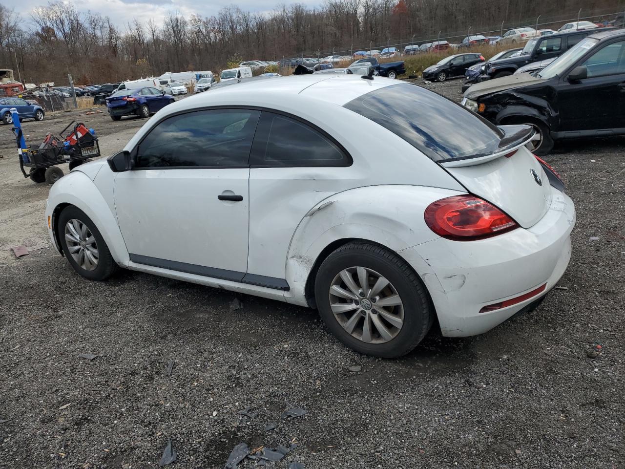 2018 Volkswagen Beetle VIN 3VWFD7AT0JM703447 Copart auction photo, rear end / front end damage thumbnail 2
