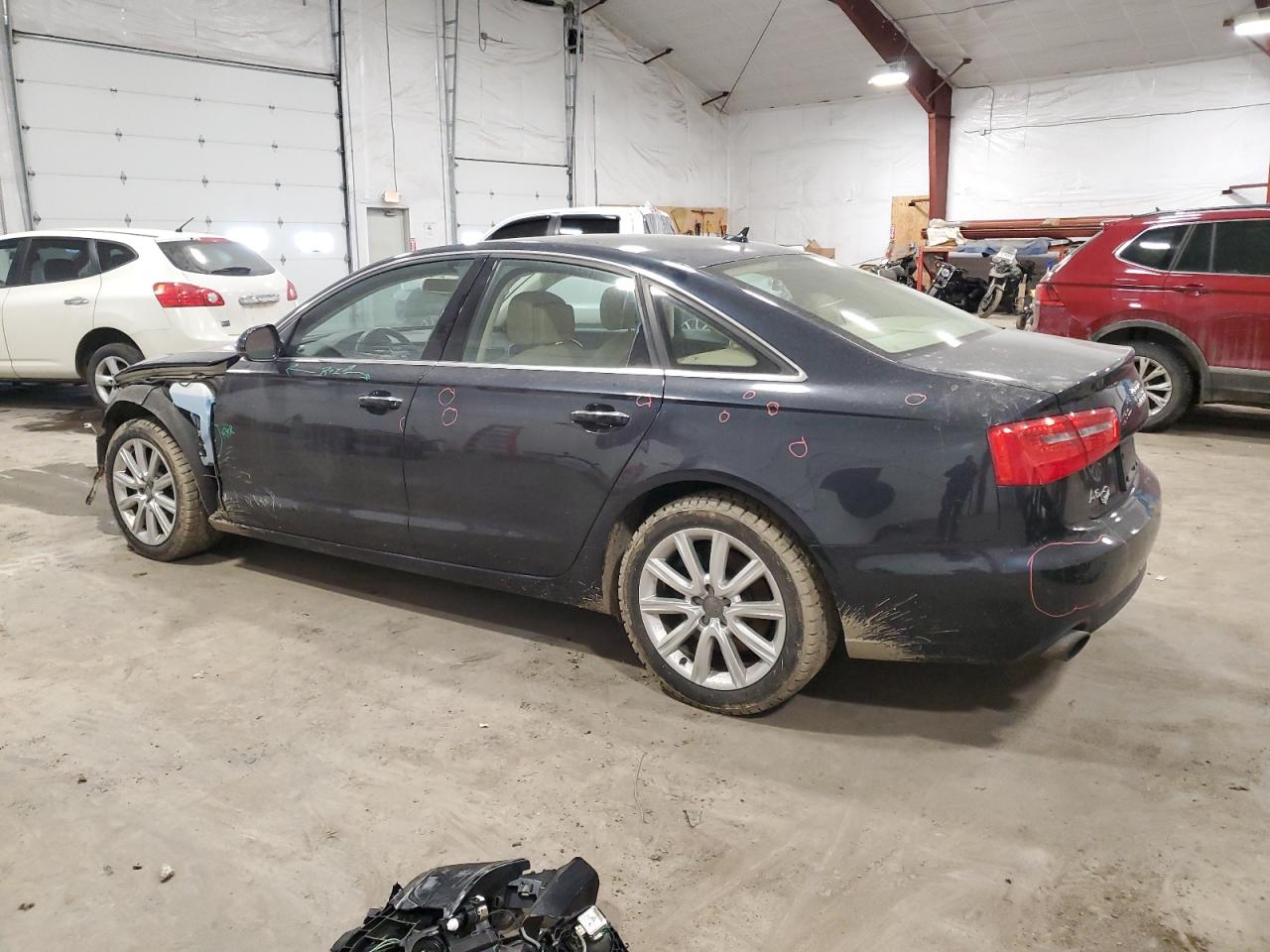 2015 Audi A6 VIN WAUGFAFC5FN008785 Copart auction photo, front end / all over damage thumbnail 2