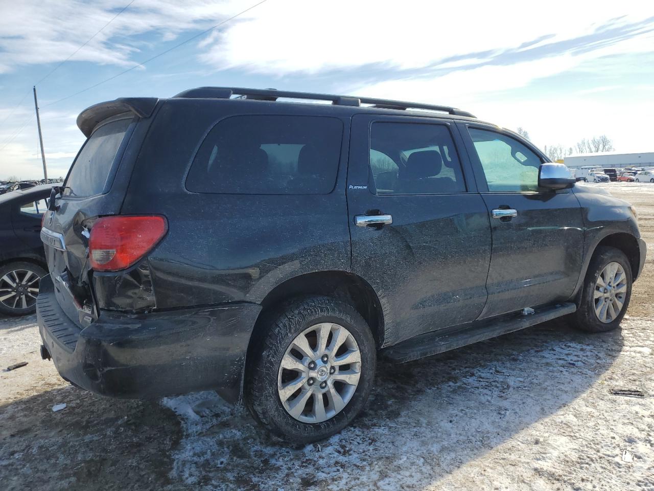 2012 Toyota Sequoia VIN 5TDDW5G14CS057458 Copart auction photo, front end / rear end damage thumbnail 3