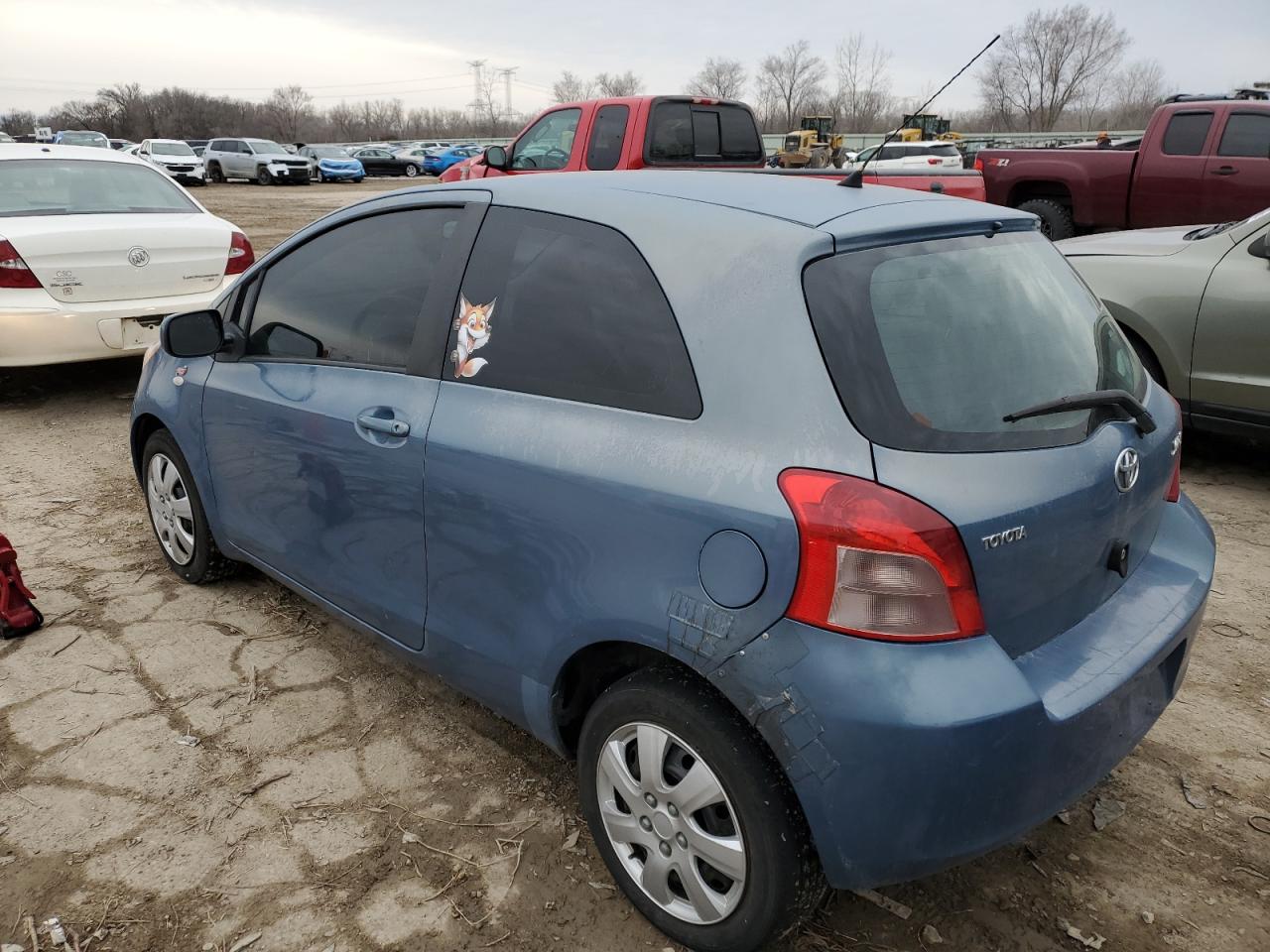 2007 Toyota Yaris VIN JTDJT923875069765 Copart auction photo, front end damage thumbnail 2