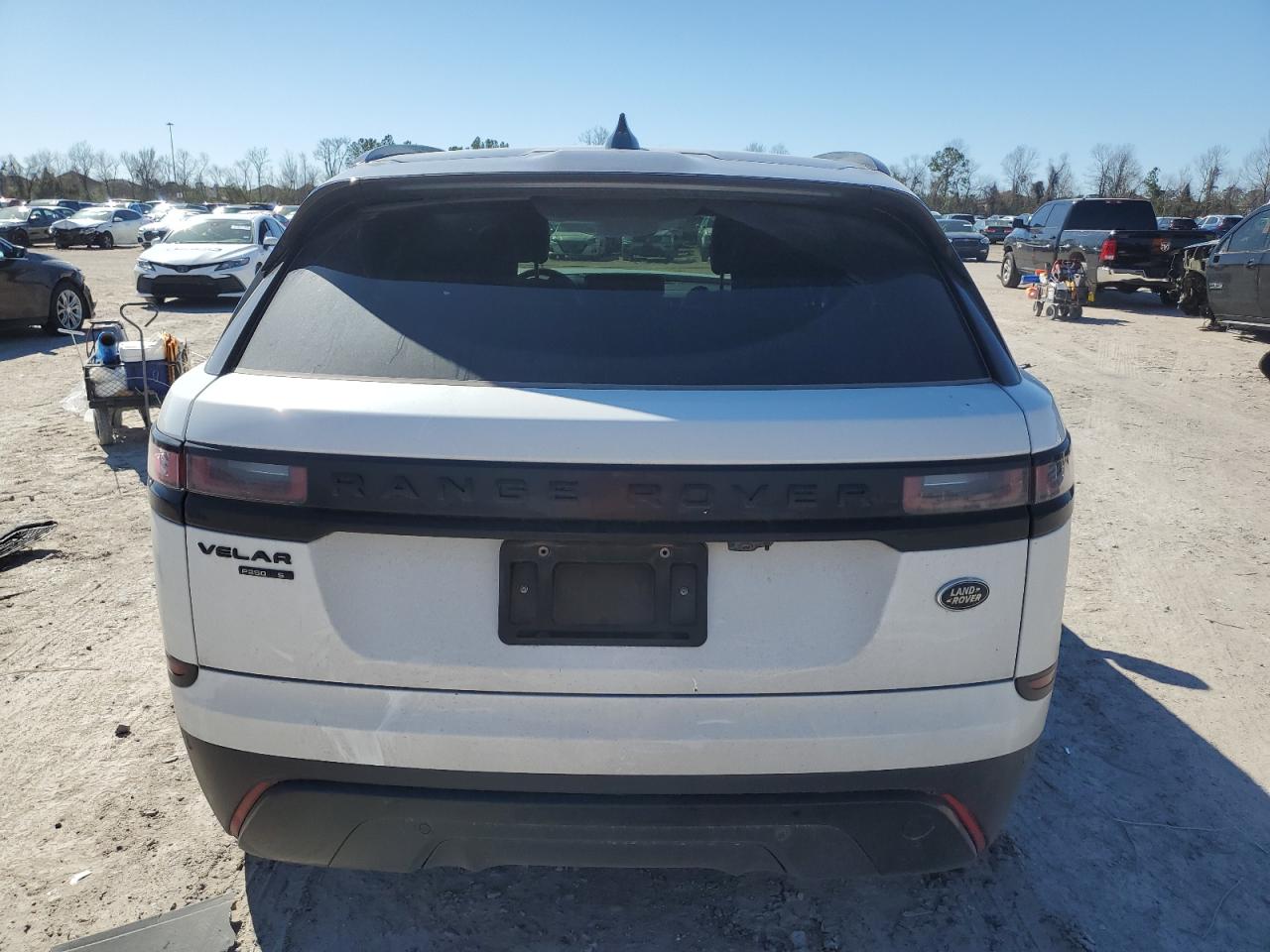 2020 Land Rover Range Rover VIN SALYB2EX8LA288534 Copart auction photo, side / front end damage thumbnail 6