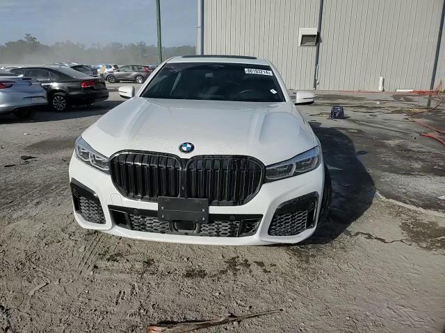 2021 BMW 7er VIN WBA7T2C07MCF70448 Copart auction photo, rear end damage thumbnail 14