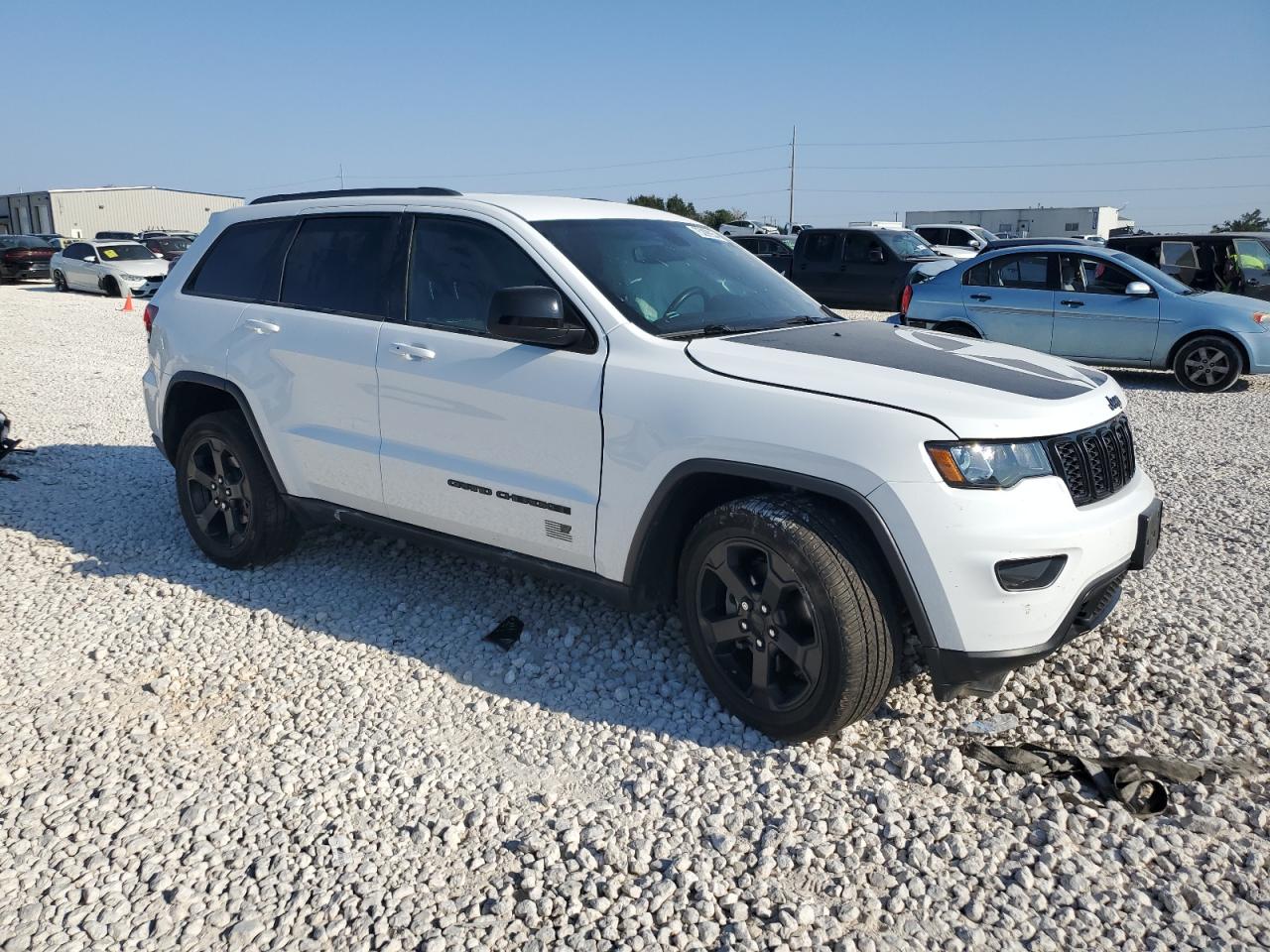 2021 Jeep Grand Cherokee VIN 1C4RJEAG5MC760362 Copart auction photo, side damage thumbnail 4