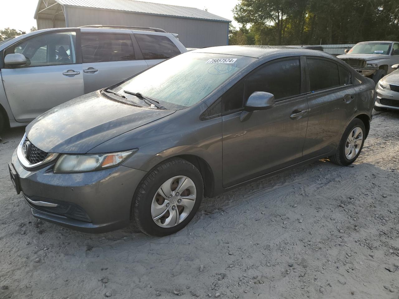 2013 Honda Civic VIN 2HGFB2F57DH586606