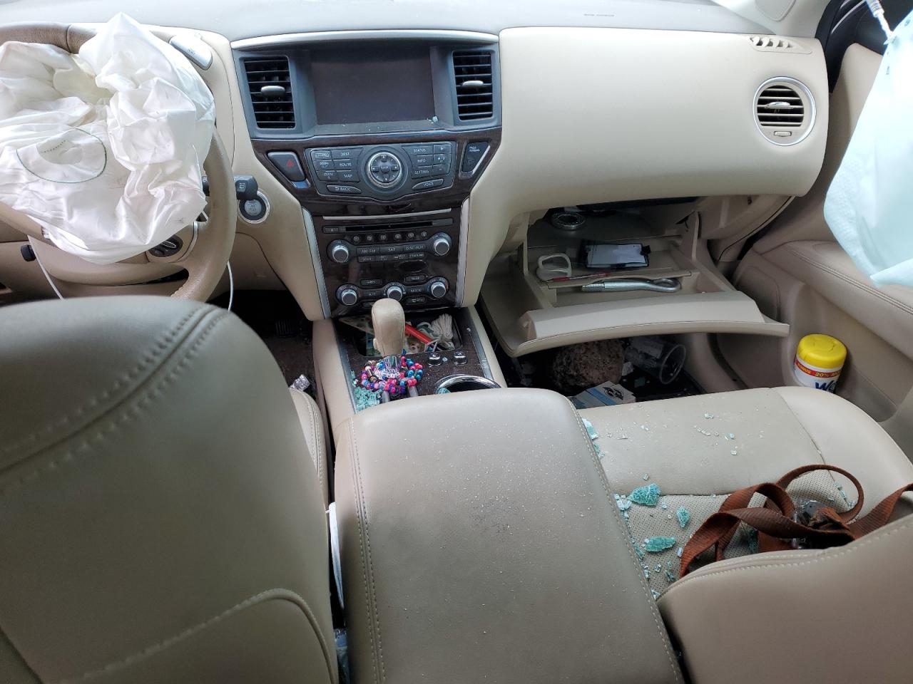 2014 Nissan Pathfinder VIN 5N1AR2MM6EC695878 Copart auction photo, all over damage thumbnail 8