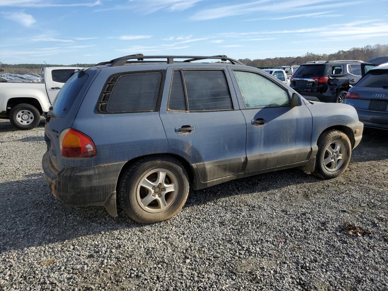2002 Hyundai Santa Fe VIN KM8SC13DX2U204235 Copart auction photo, water/flood damage thumbnail 3
