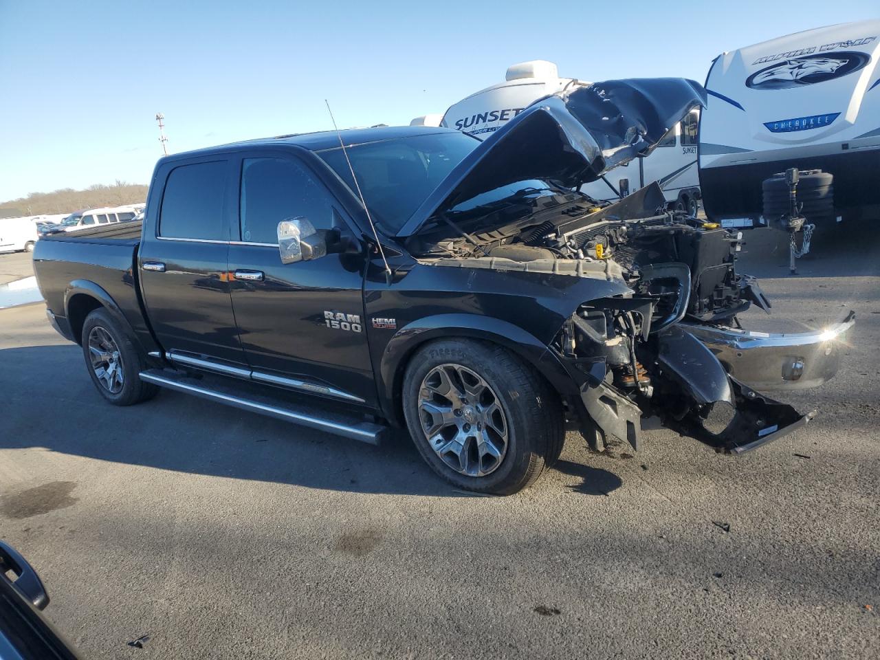 2017 RAM 1500 VIN 1C6RR7PT1HS828877 Copart auction photo, front end damage thumbnail 4