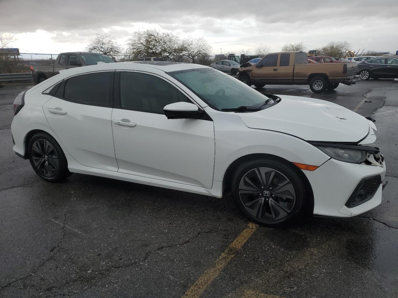 2017 Honda Civic VIN SHHFK7H54HU216541 Copart auction photo, front end damage thumbnail 4