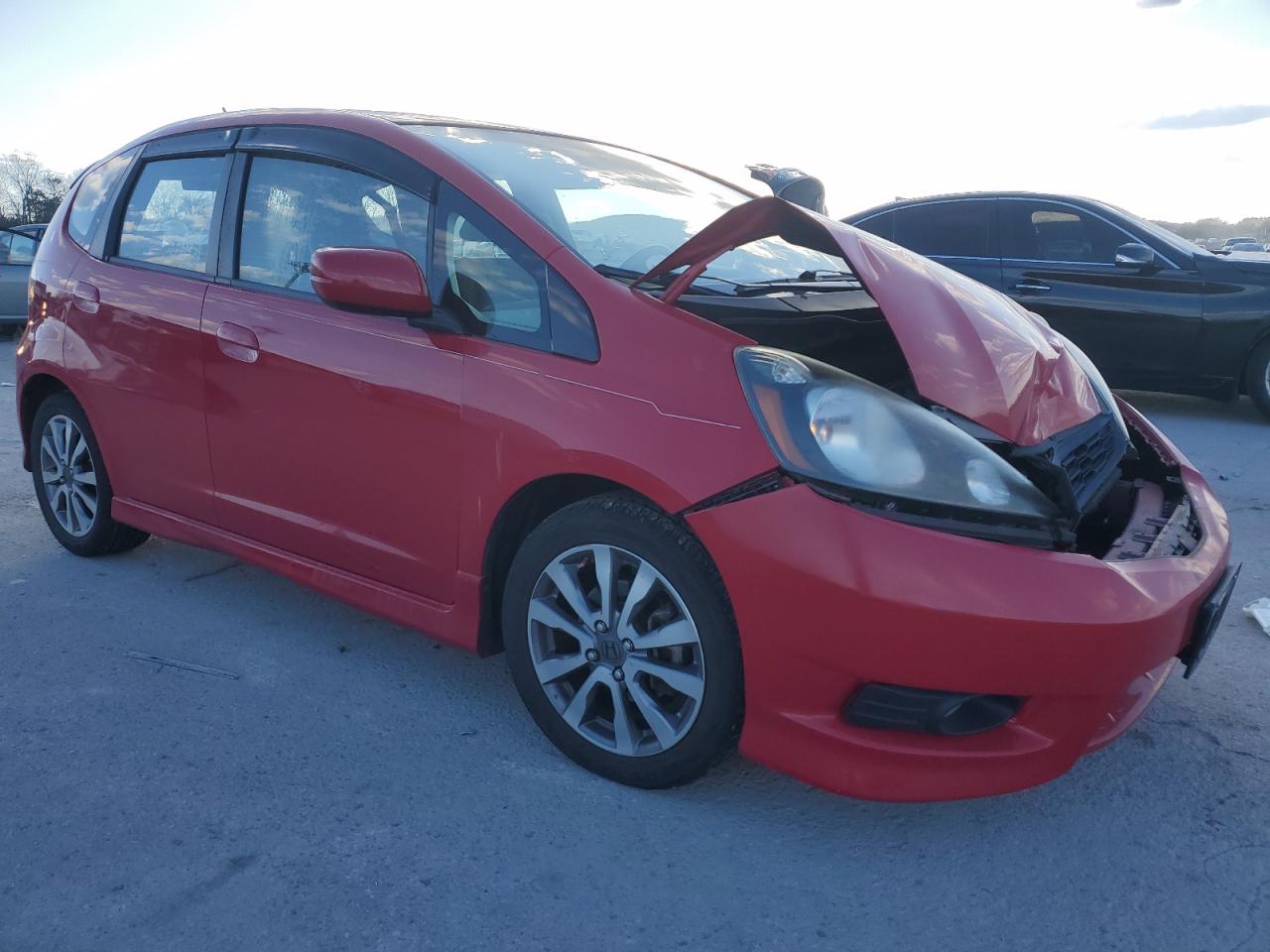 2012 Honda Fit VIN JHMGE8H57CC028961 Copart auction photo, front end damage thumbnail 4
