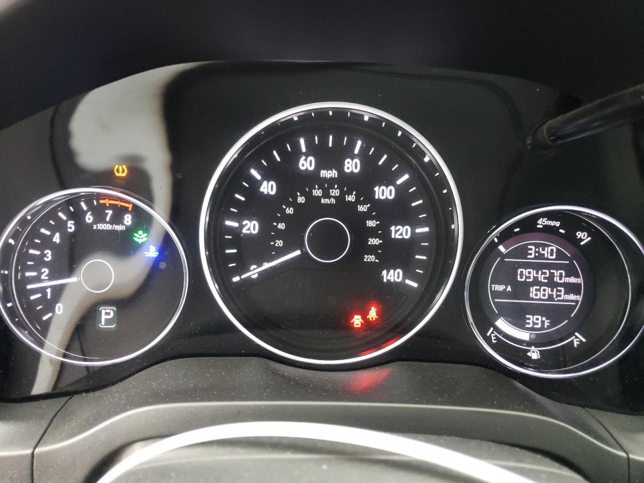 2019 Honda HR-V VIN 3CZRU6H37KG734057 Copart auction photo, front end damage thumbnail 9