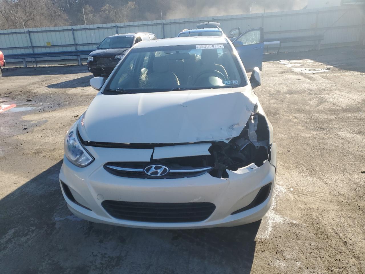 2016 Hyundai Accent VIN KMHCT4AE4GU068421 Copart auction photo, front end damage thumbnail 5