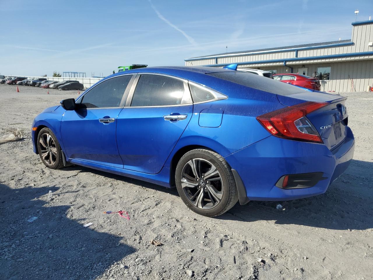 2016 Honda Civic VIN 19XFC1F97GE042079 Copart auction photo, side damage thumbnail 2