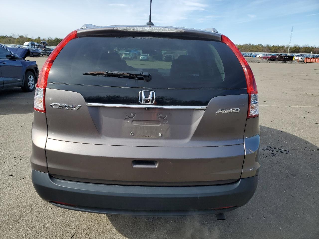 2014 Honda CR-V VIN 5J6RM4H77EL107955 Copart auction photo, side damage thumbnail 6