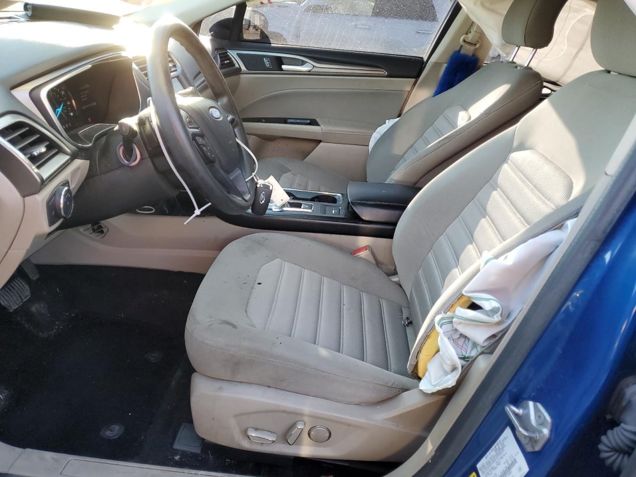 2017 Ford Fusion VIN 3FA6P0HD5HR176881 Copart auction photo, side / rear end damage thumbnail 7