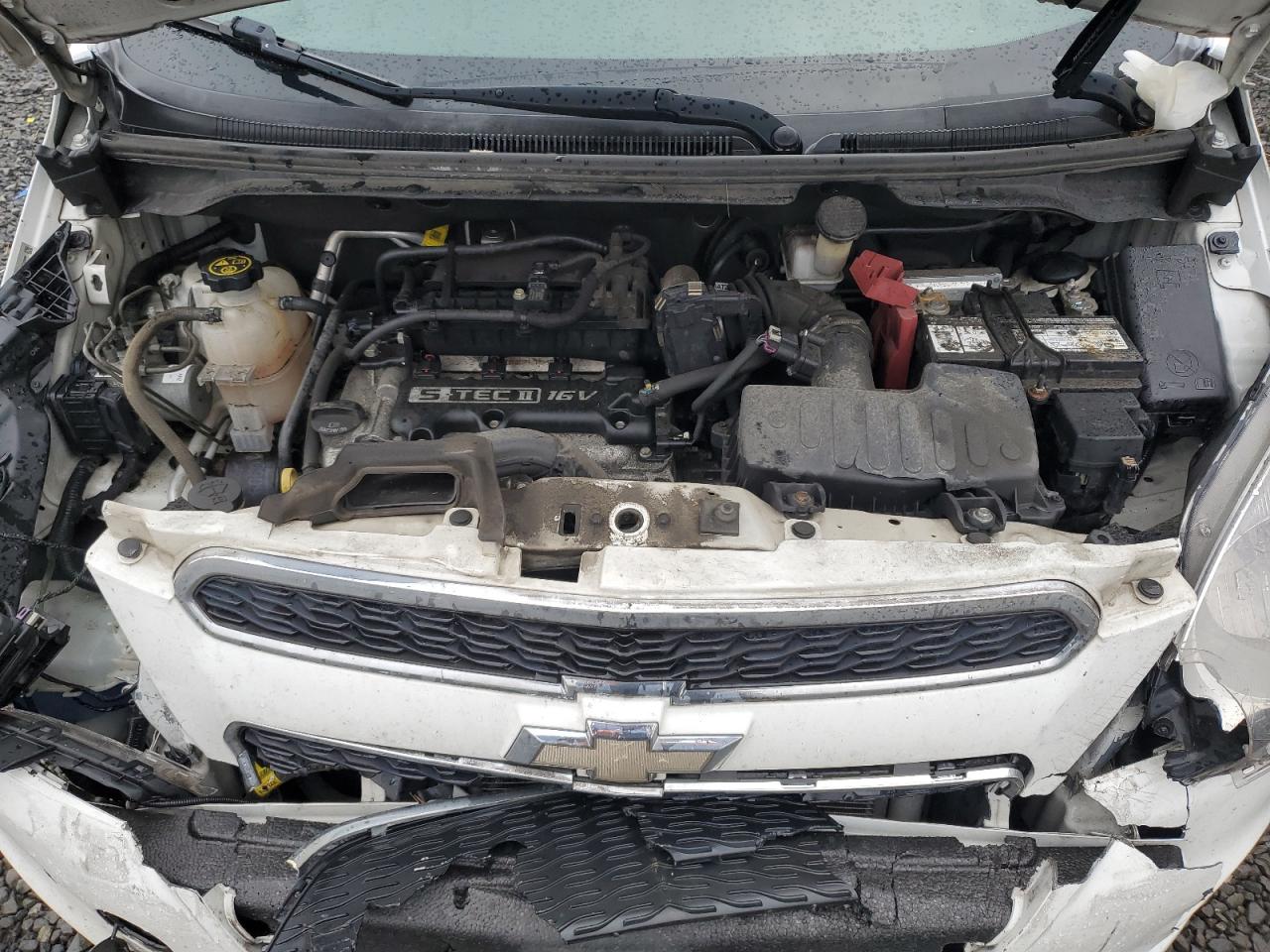 2015 Chevrolet Spark VIN KL8CD6S94FC739906 Copart auction photo, front end damage thumbnail 12