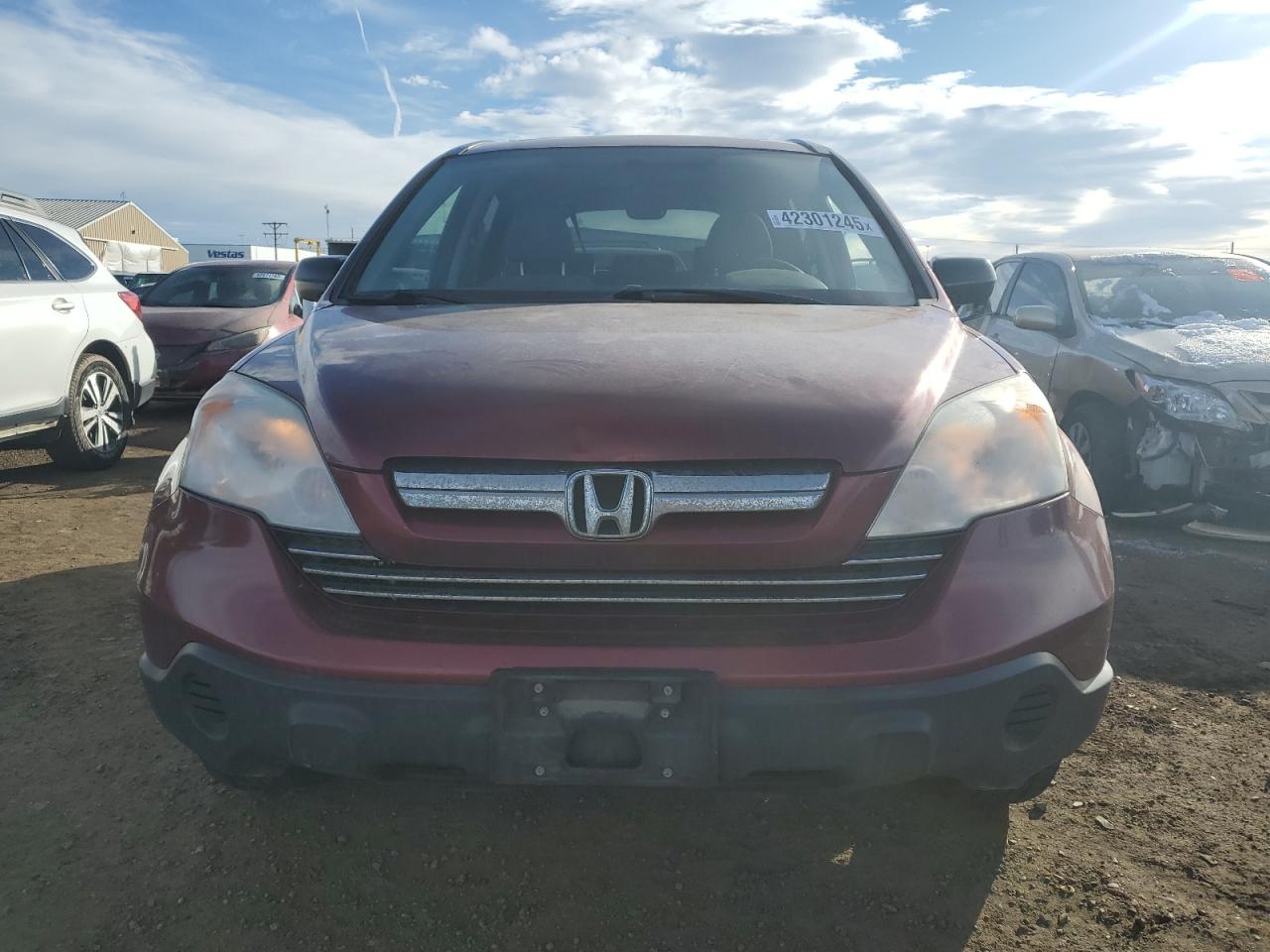 2009 Honda CR-V VIN JHLRE48539C021794 Copart auction photo, rear end damage thumbnail 5