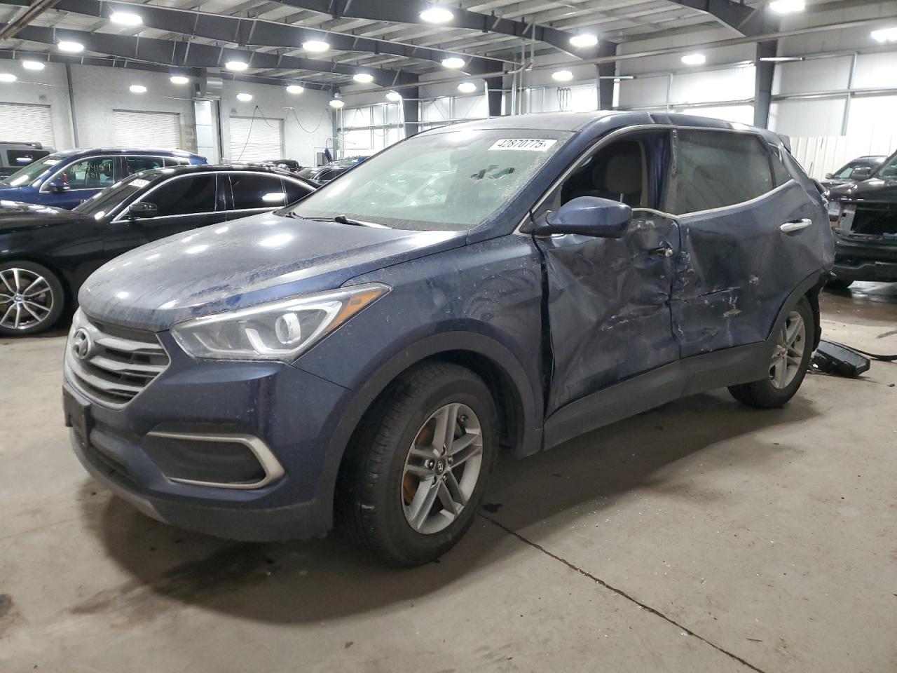 2018 Hyundai Santa Fe VIN 5XYZTDLB2JG535801