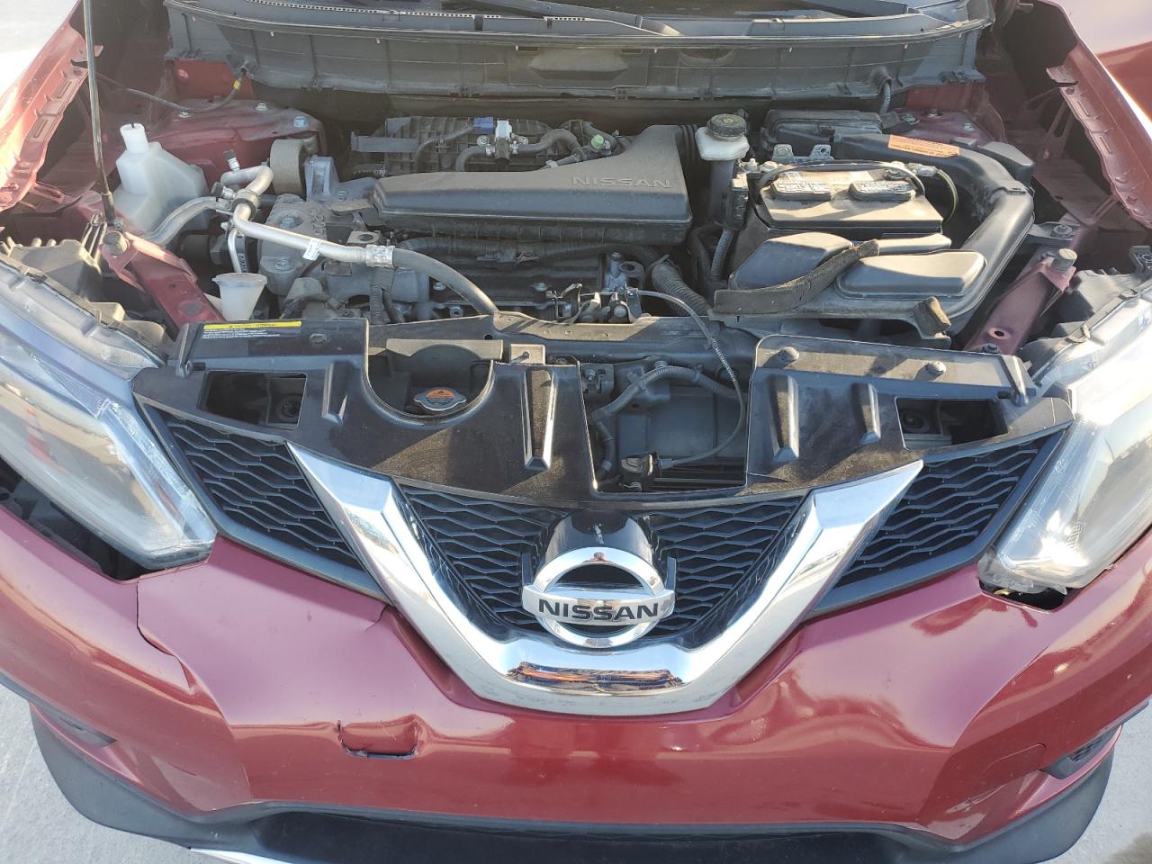 2015 Nissan Rogue VIN KNMAT2MT7FP518103 Copart auction photo, front end / minor dent/scratches damage thumbnail 12