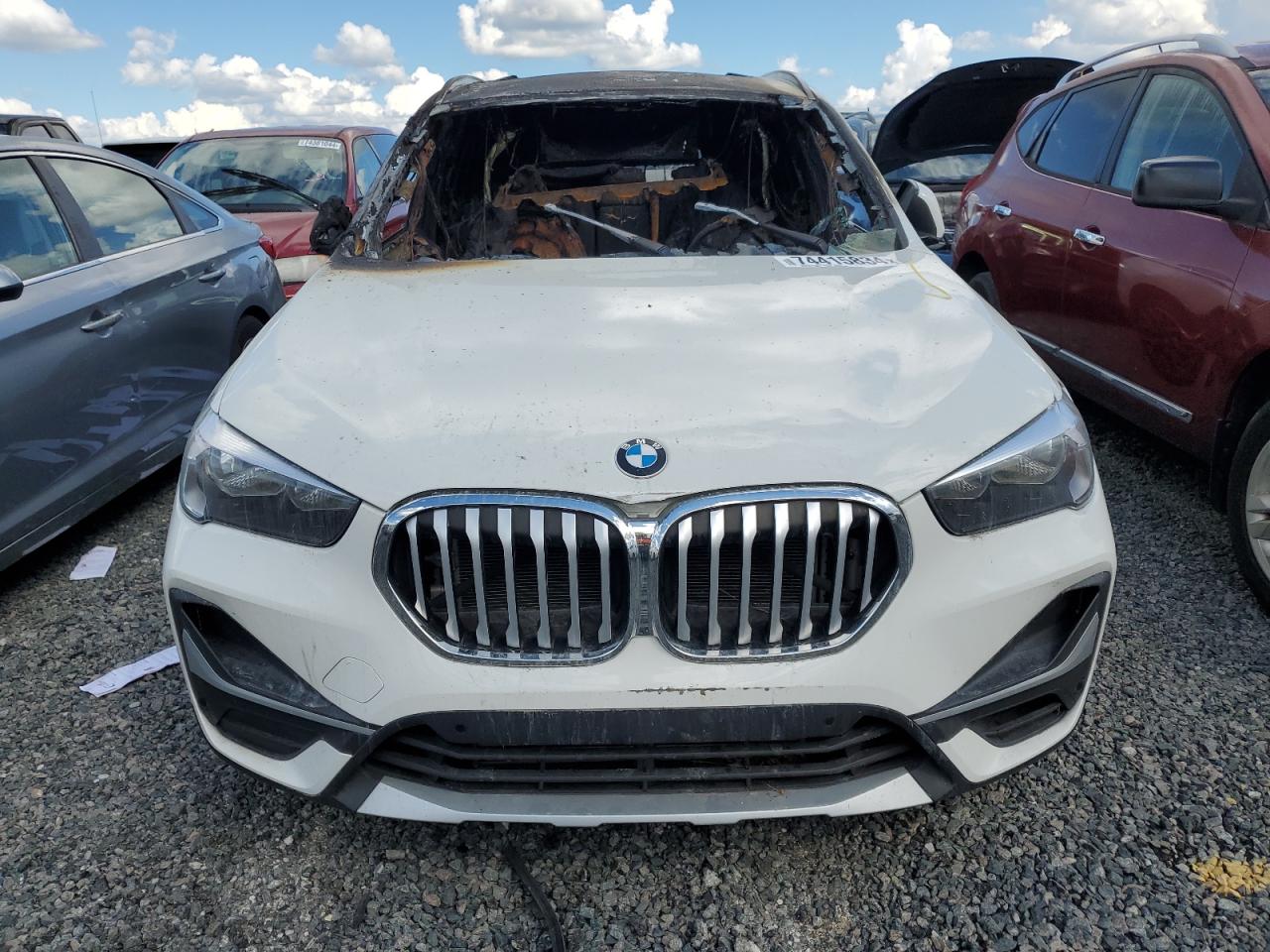 2021 BMW X1 VIN WBXJG7C0XM5U34877 Copart auction photo, water/flood damage thumbnail 5