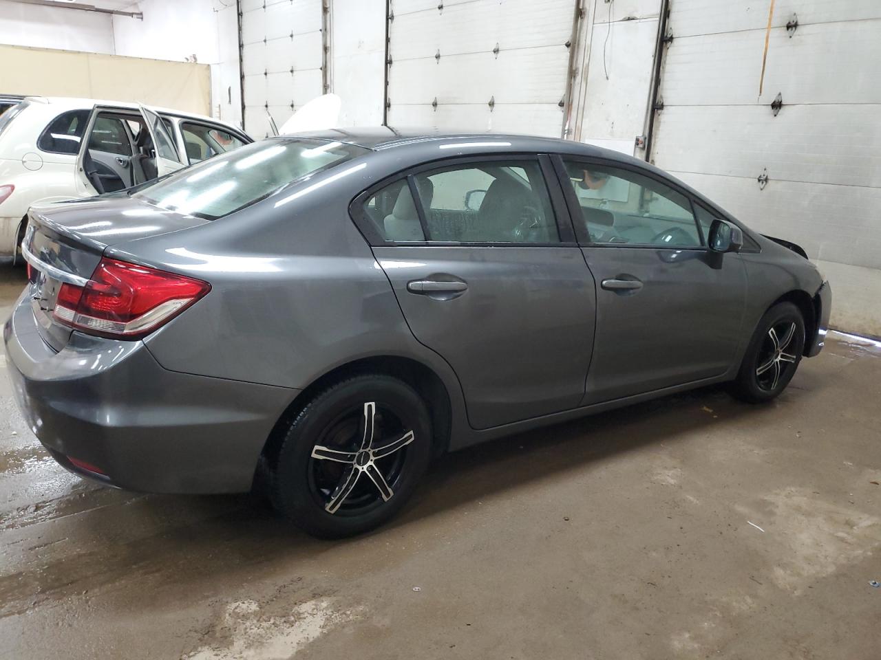 2013 Honda Civic VIN 2HGFB2F55DH551689 Copart auction photo, front end / minor dent/scratches damage thumbnail 3