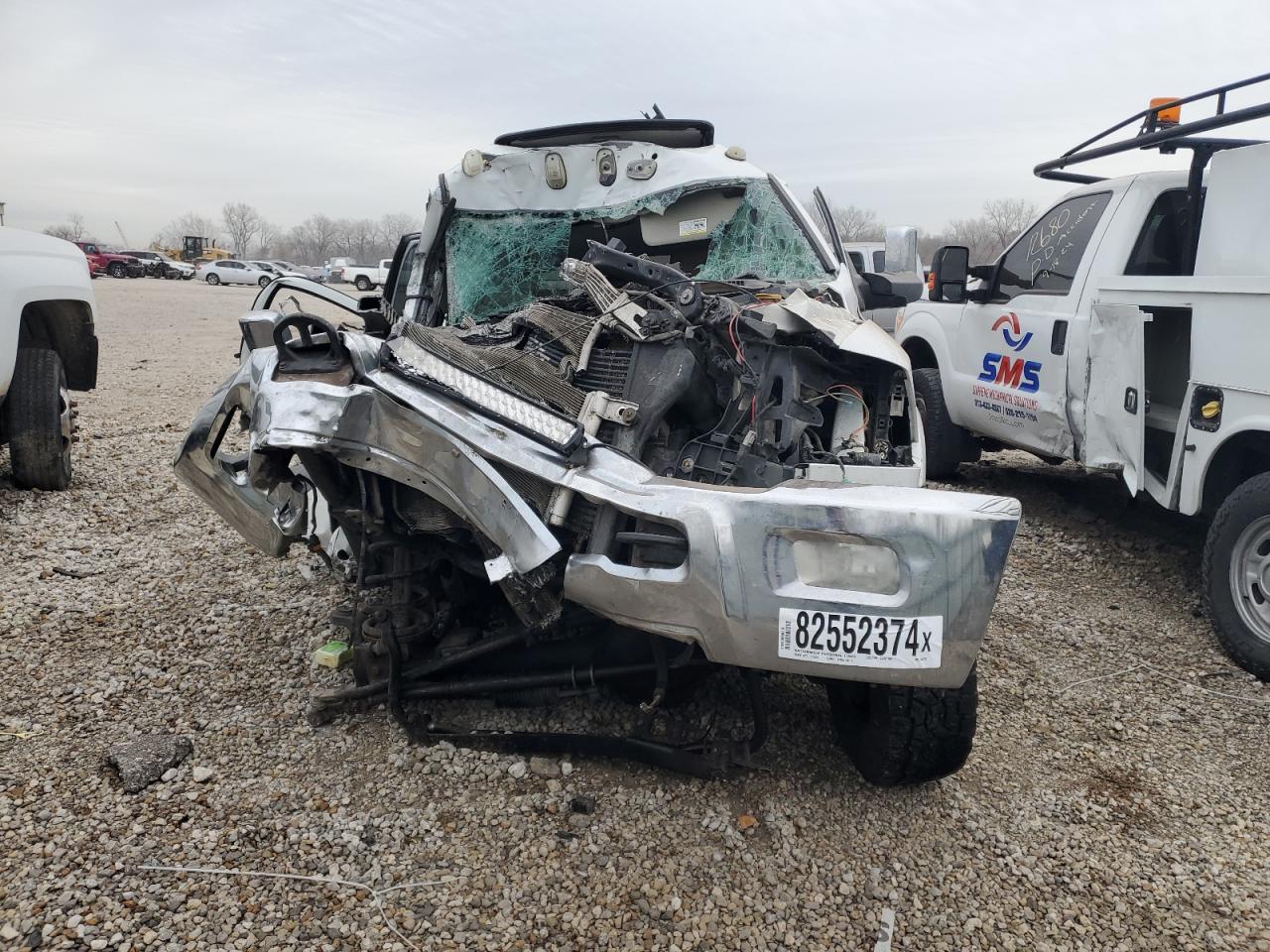 2012 Dodge RAM VIN 3C63DRJL1CG343728 Copart auction photo, all over damage thumbnail 5