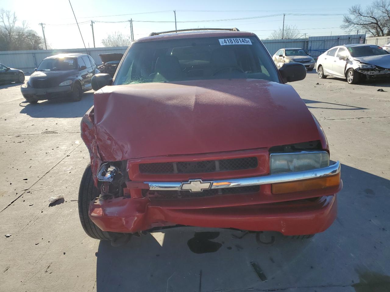 2004 Chevrolet Blazer VIN 1GNDT13X34K133196 Copart auction photo, front end damage thumbnail 5