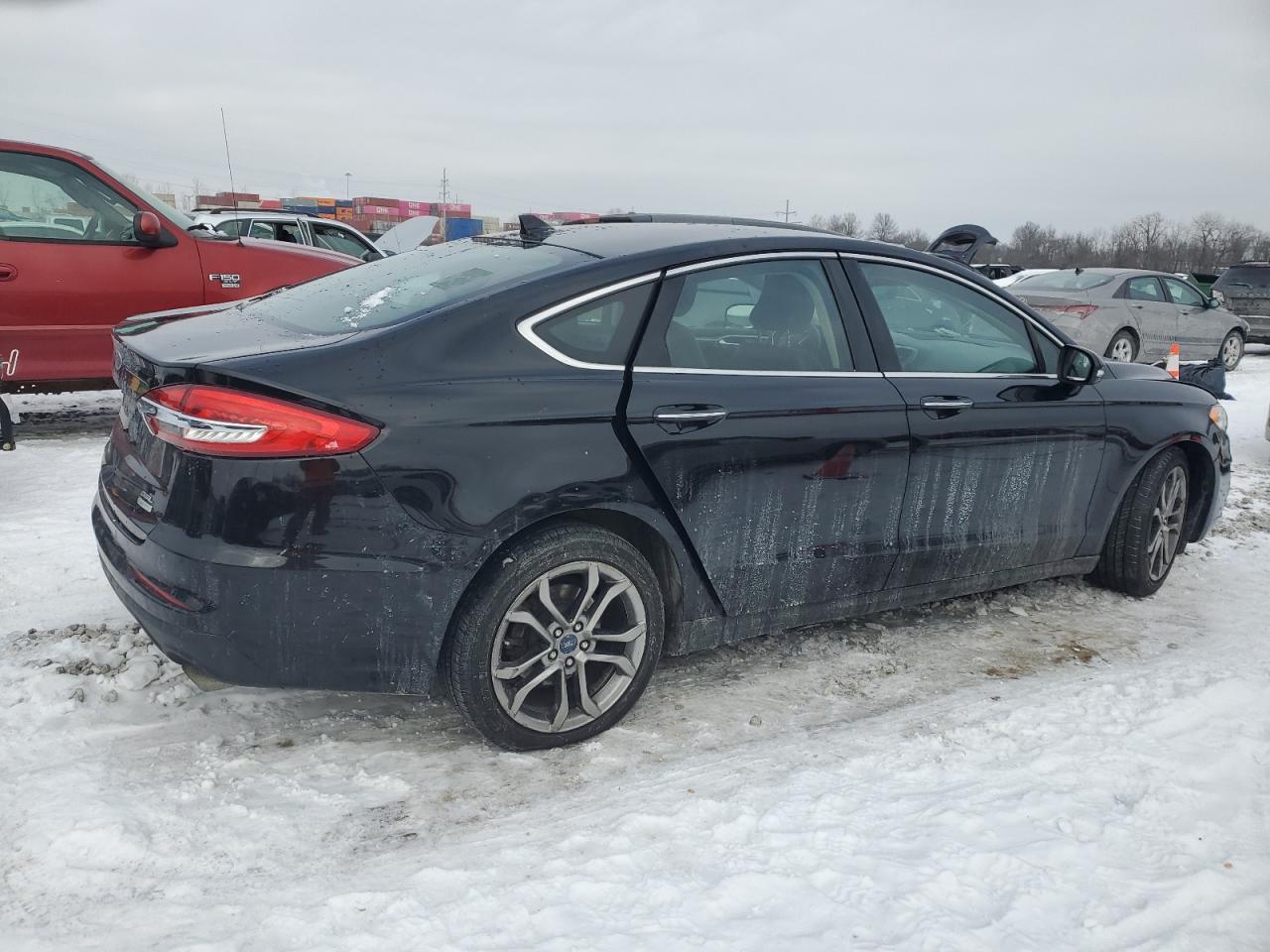 2019 Ford Fusion VIN 3FA6P0CD2KR269873 Copart auction photo, all over damage thumbnail 3