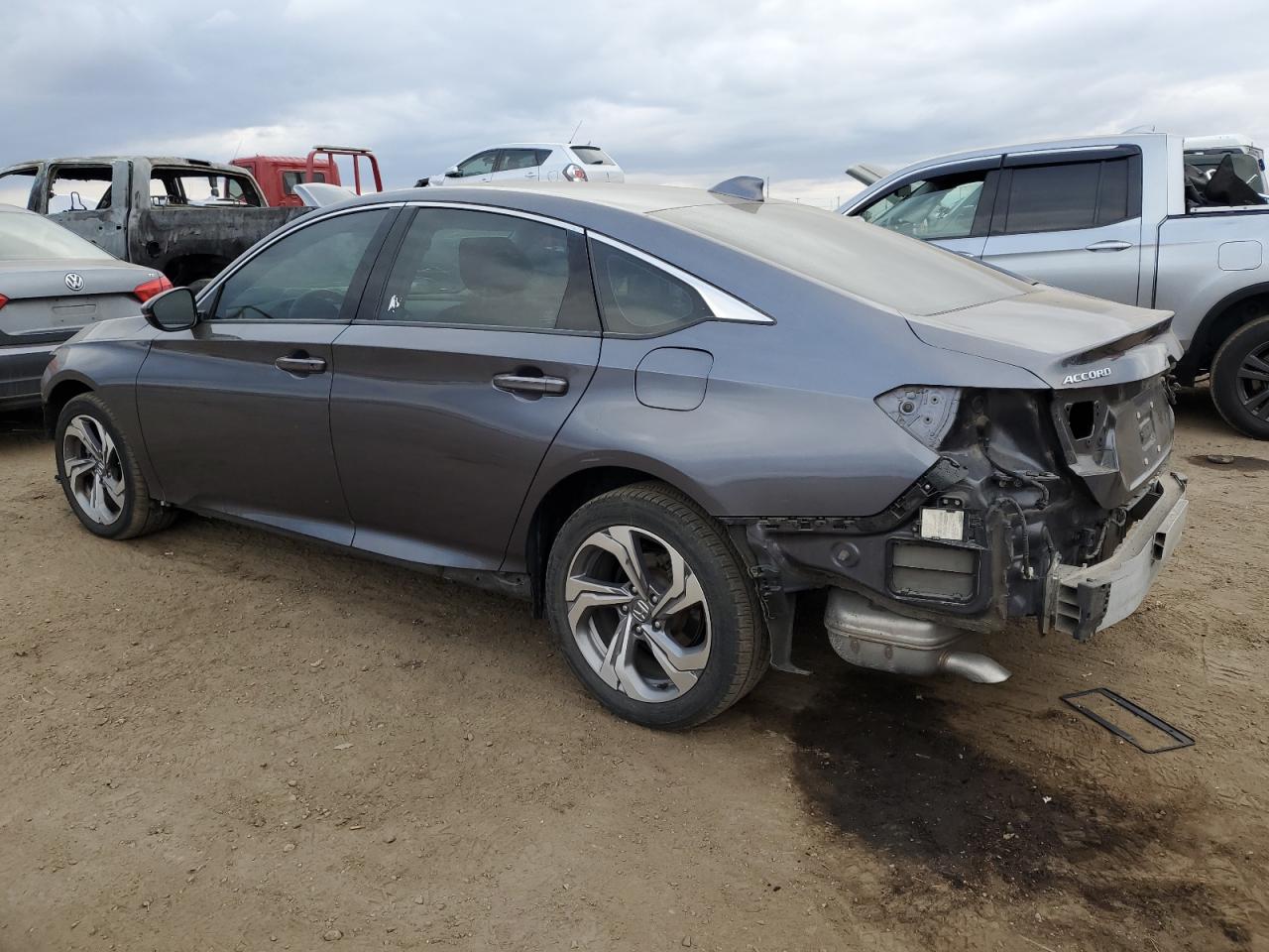 2018 Honda Accord VIN 1HGCV1F58JA127843 Copart auction photo, hail / front end damage thumbnail 2