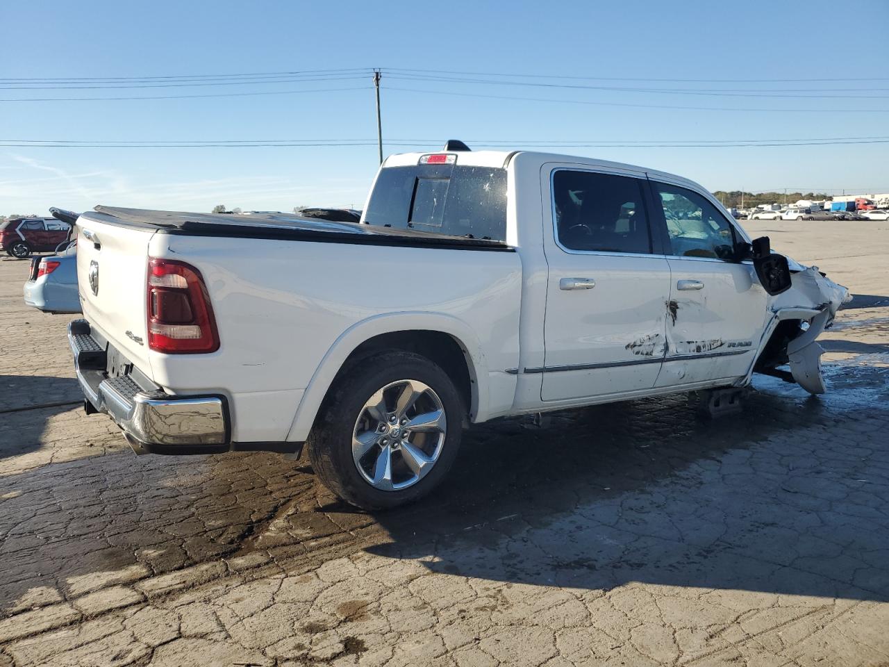 2022 RAM 1500 VIN 1C6SRFHT2NN248459 Copart auction photo, front end / side damage thumbnail 3