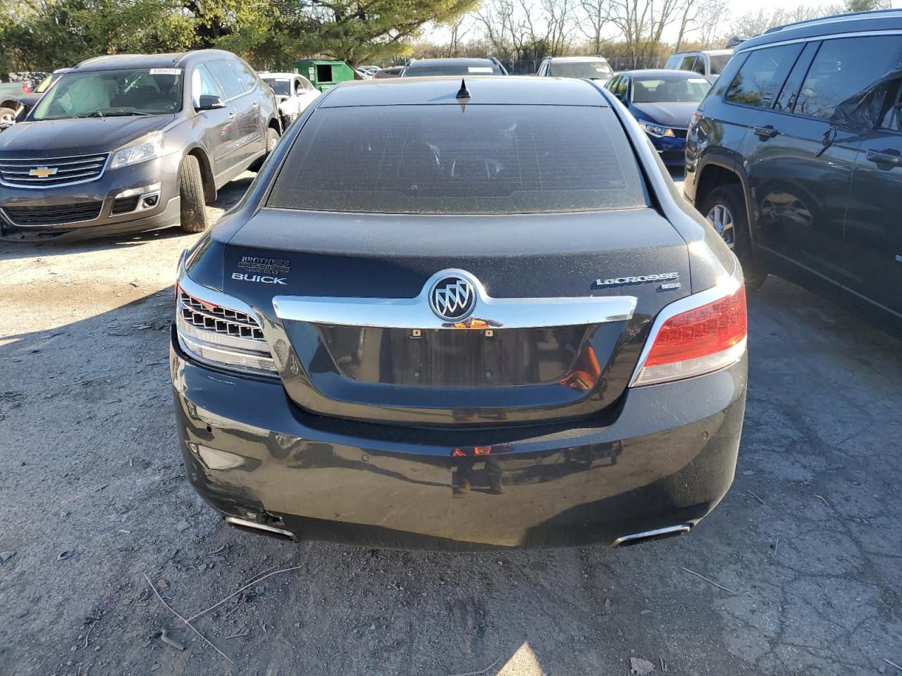 2012 Buick LaCrosse VIN 1G4GG5E32CF370437 Copart auction photo, rear end damage thumbnail 6
