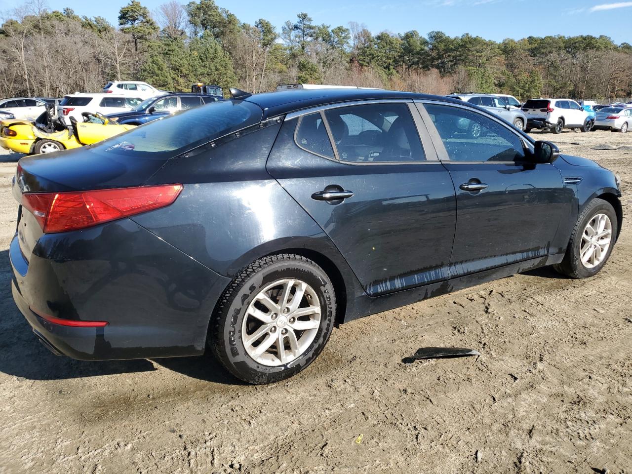 2013 KIA Optima VIN 5XXGM4A77DG221699 Copart auction photo, front end / top/roof damage thumbnail 3