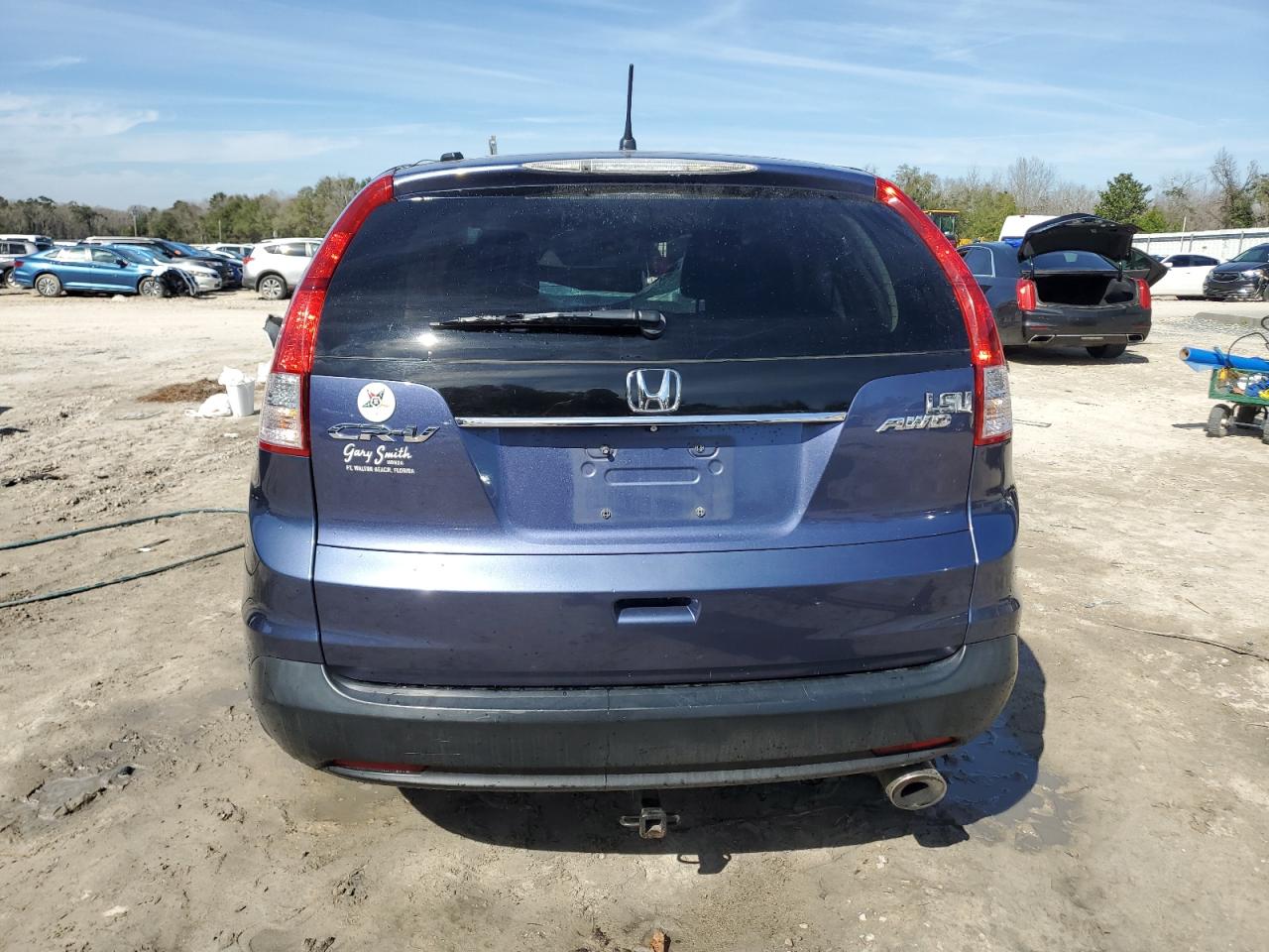 2014 Honda CR-V VIN 2HKRM4H52EH631751 Copart auction photo, rollover damage thumbnail 6